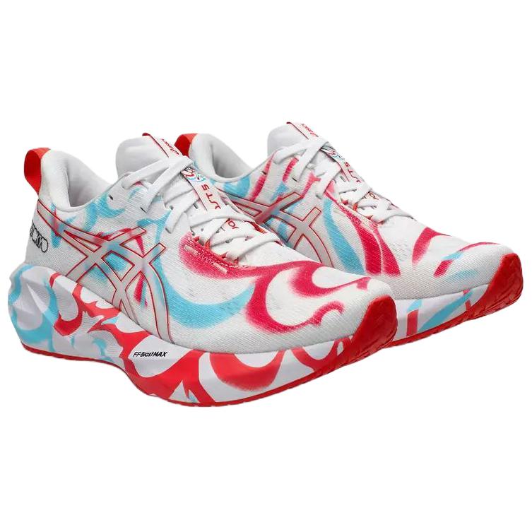 Asics  Novablast 5 Tokyo Marathon Women Sneakers White Coral-Reef 1012B888-100