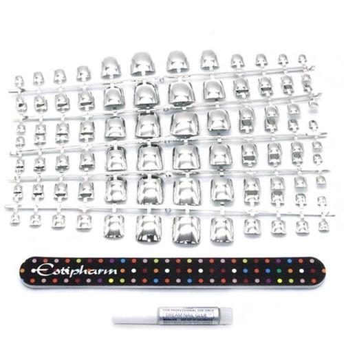 

NAILNARA Metal Pad Tip Silver Color Set (S2614372)