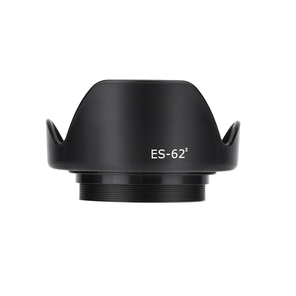 ES 62II Camera DSLR Lens Hood for Canon 50mm f 1.8 II with Lenses Cap