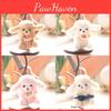 Adorable Puppy Stuffed Doll With Scarf For Bag Decoration And Gifts