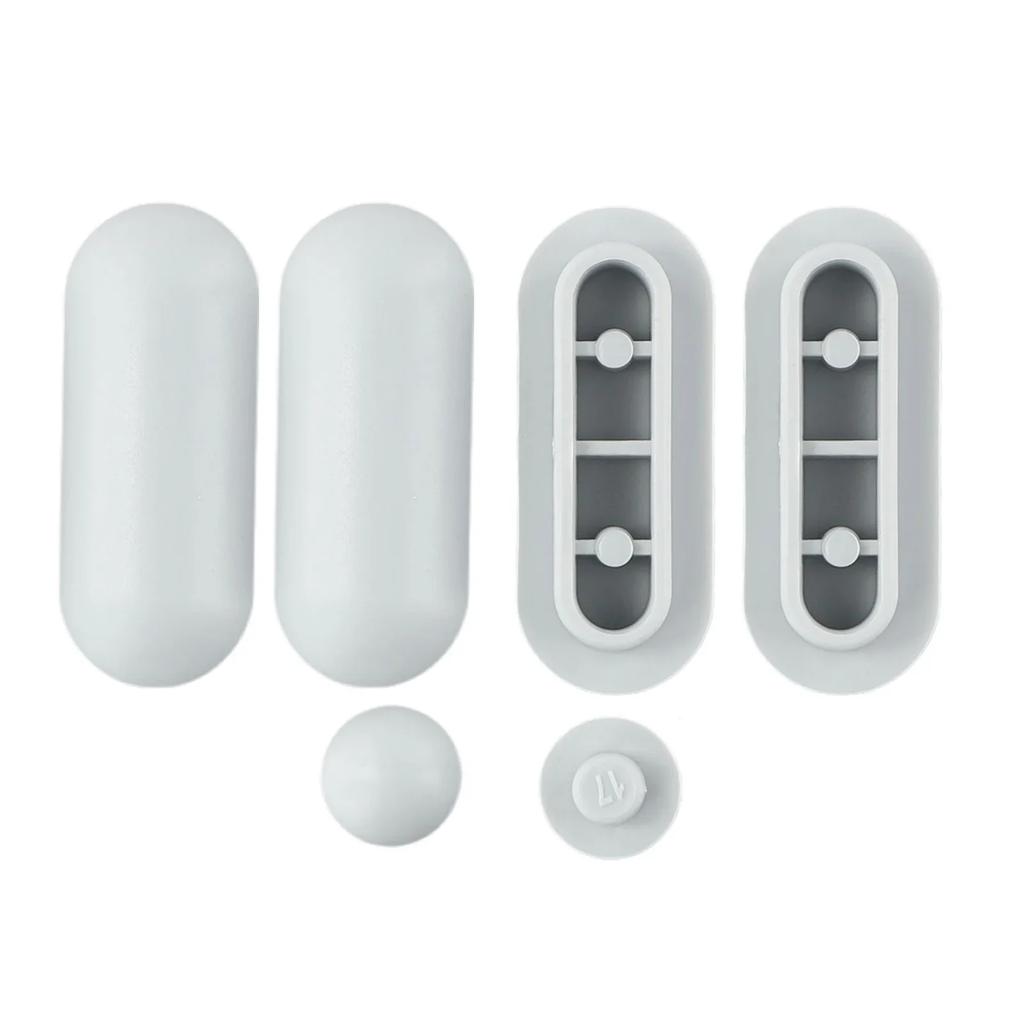 Toilettensitz Stoßdämpfer Puffer Anschlagpuffer Ersatzpolster Deckelpolster Sitzpolster Zubehör Badezimmerteile ABS+TPE