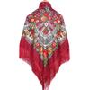 Bohemian Shawl Women Scarf Square Autumn And Winter Warm Cloak Printed Tassel Headscarf Retro Blanket Large Size Bufanda