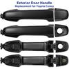 4 PCS Exterior Door Handle Set, Compatible with 2012-2017 Toyota Camry, Front Left Right Rear Driver Passenger Side, Replaces# 6921106090