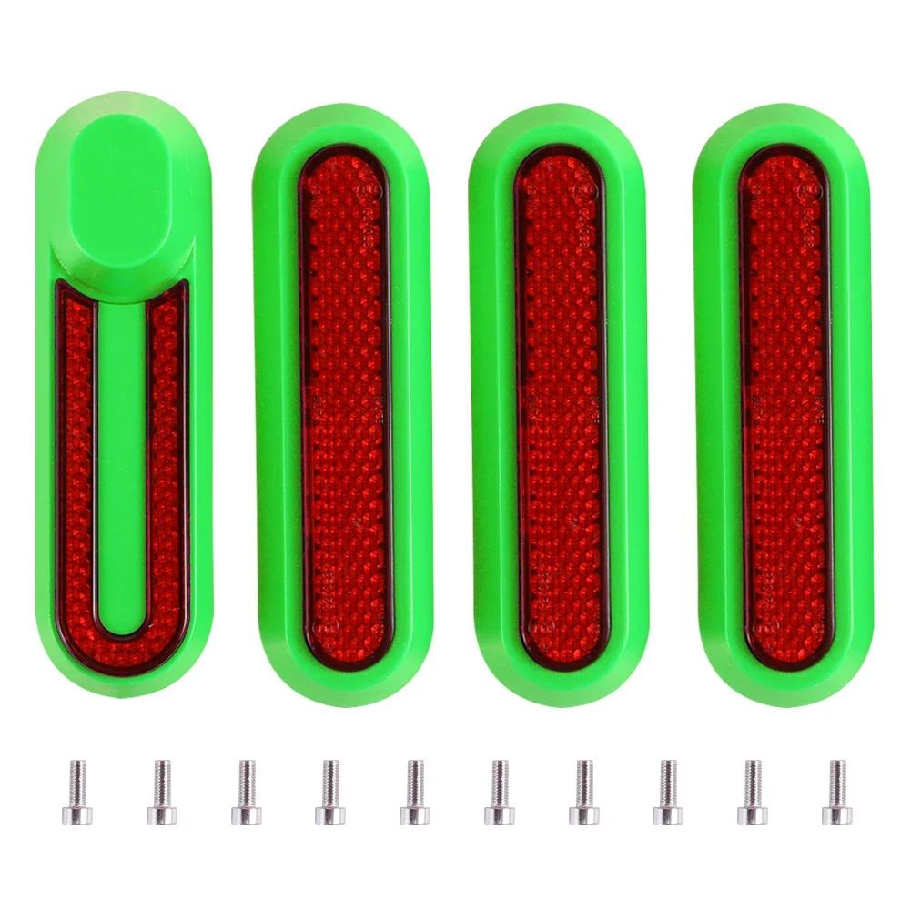 Radabdeckung Schutzschale für Xiaomi Elektroroller Pro 2/M365 Pro Sicherheitsreflektierendes Rohr Nachtreflektor Rollerzubehör