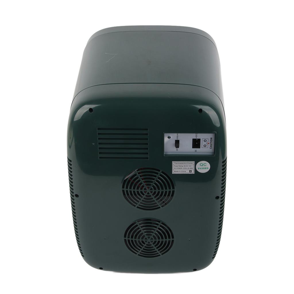 12L Mini Fridge Quiet Removable Shelf Cooler Warmer Small Refrigerator with LED Mirror for