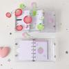 Fruit Print Binder Journal Clear Loose Leaf Notebook Cute M5 Binder Notebook  Students