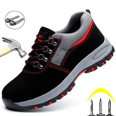Scarpe da uomo indistruttibili Scarpe di sicurezza anti-perforazione Scarpe da ginnastica da lavoro Scarpe da trekking da uomo Anti-schiacciamento Scarpe con puntale in acciaio Calzature di sicurezza