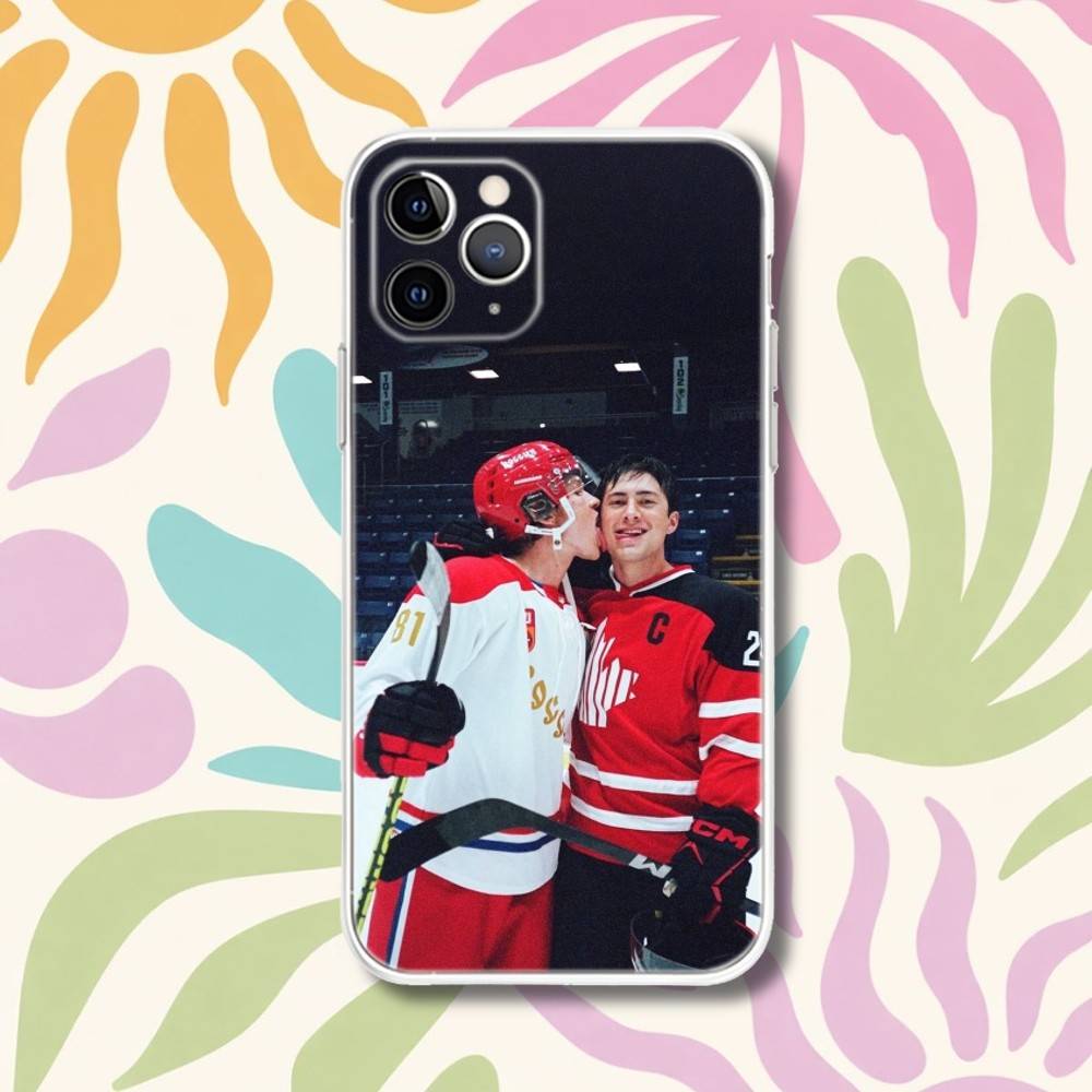 

H-Heated R-Rivalry Ice Hockey Phone Case For iPhone 17,16,15,11,12,14,13 Pro Max Plus Mini X,XS,XR,7,16E Air Transparent Fundas iPhone16