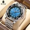Automatic Mechanical Watches Square Dial Luxury Men's Watch Stainless Steel Wateproof Watches Date Luminous Wristwatch