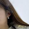 Australian White 10-11mm Edison Freshwater Pearl High Heel Earrings - Versatile Daily Classic Style