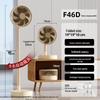Compact Foldable Office Desk Fan: Rechargeable, Oscillating, Strong Wind, Long Battery Life, Portable for Student Dorms
