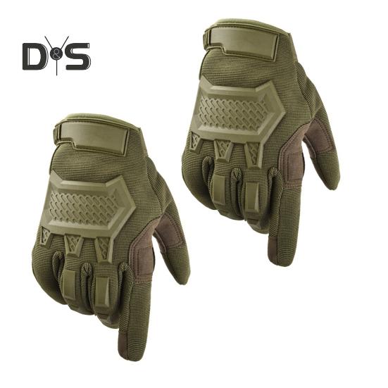 1 para rękawic taktycznych Touch Scree odpornych na zużycie, wiatroszczelnych, zimowych, ciepłych, sportowych na świeżym powietrzu, z pełnymi palcami