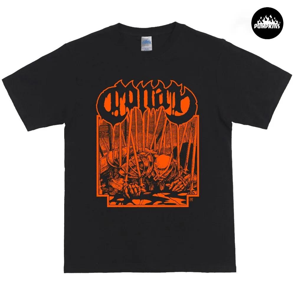 Unisex Short Sleeve Crew Neck Cotton T Shirt Conan Band T-Shirt Doom Metal M