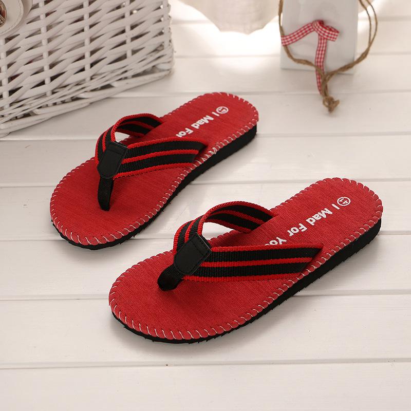 Erkekler Yaz Flip Flop plaj sandaletleri Kaymaz Kapalı Açık Rahat Düz Ayakkabı Erkekler Için Yüksek Kaliteli Ev Terlik