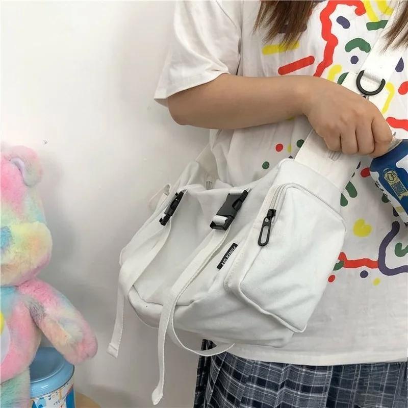 

Черная сумка через плечо женская дизайнерская сумка-тоут из холста темная академическая винтажная сумка через плечо в стиле унисекс