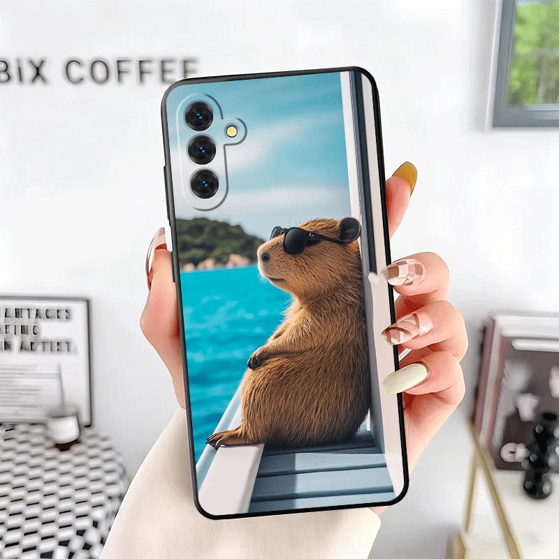 Animal Capybara Cute Soft Phone Case for Samsung A17 A37 A57 A16 A26 A36 A56 A15 A25 A35 A55 A14 A24 A34 A54 A13 A23 A33 A53 A52