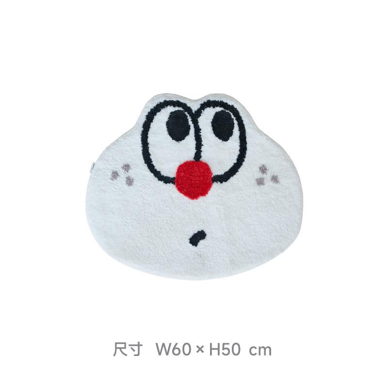 

Home Cartoon Flocking Carpet Tufted Bathroom Anti-Slip Absorbent Floor Mat Soft Microfiber Carpet Door Mat 40X60CM