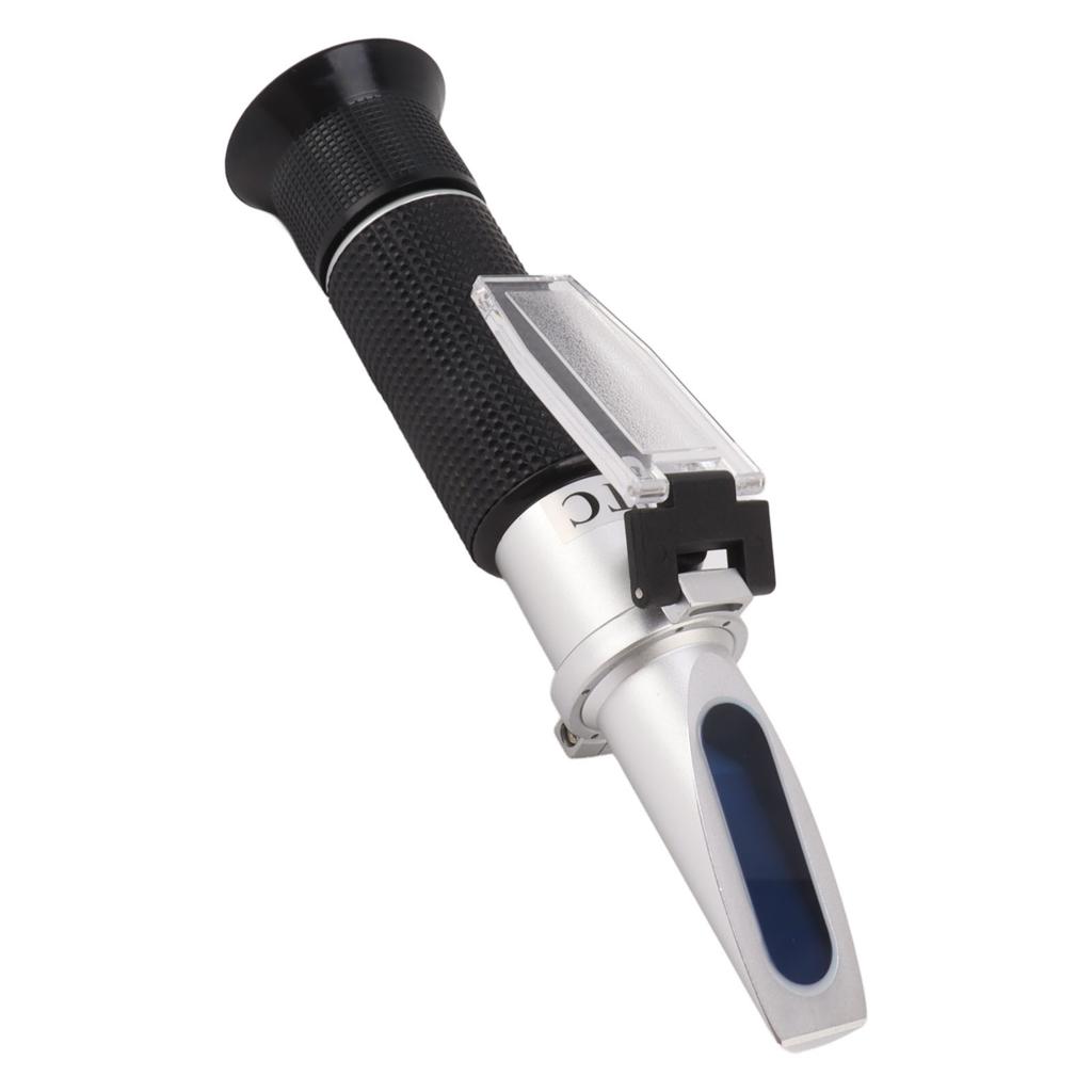 Handheld Refractometer 1.000 To 1.130 SG 0 To 32 Brix Sugar Alcohol Meter with Auto Temp