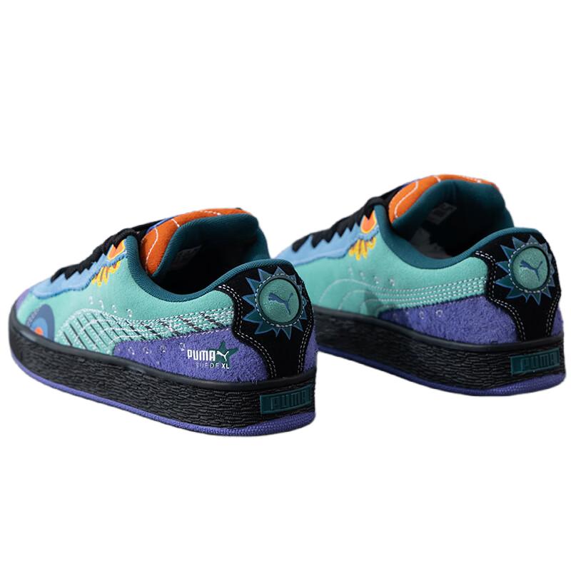 Puma Suede XL Dia De Los Muertos Pack - Mint Unisex Sneakers Purple Dark-Amethyst 398409-01