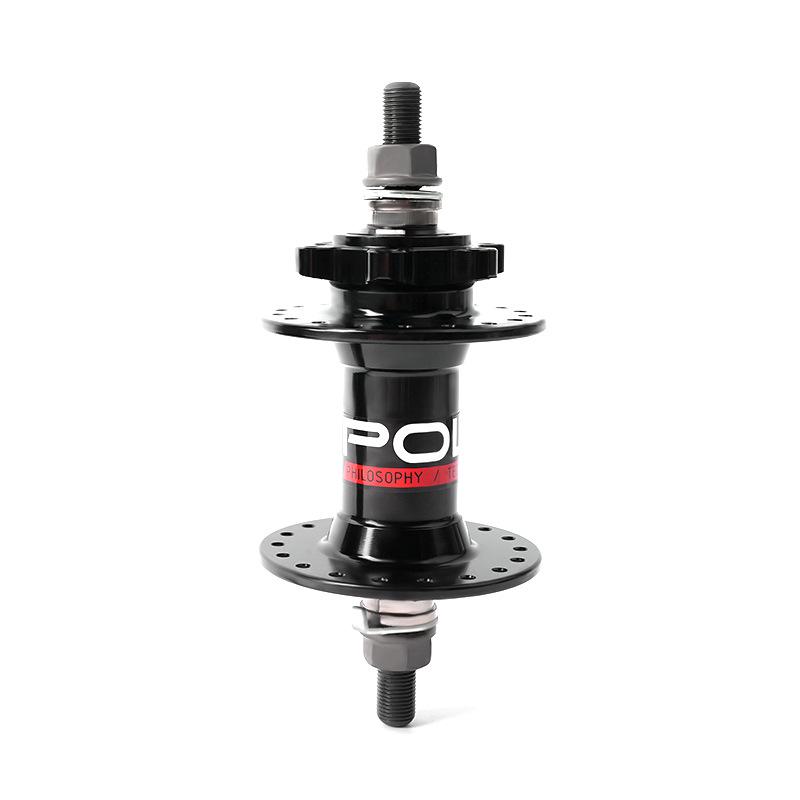 Single-Speed Dirt Jump Bike Hub: Aluminum Alloy, 6 Pawls, 16T, 100/135 Spacing, 120 Clicks, 36 Holes, 4 Sealed Bearings.
