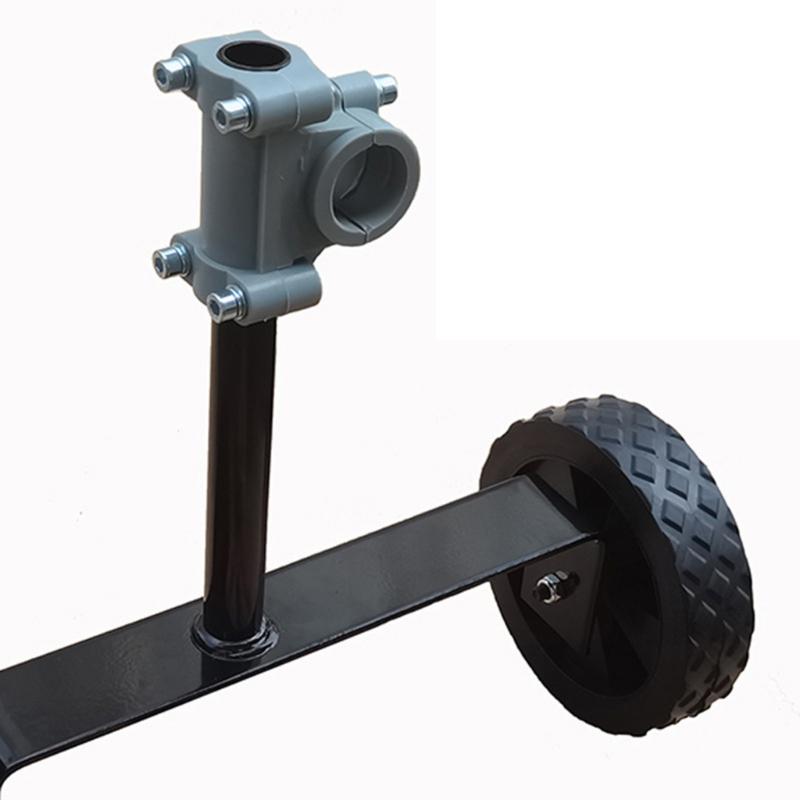 Rasenmäher Stützrad Rasentrimmer Verstellbares Stützradaufsatz Gartenmäher Messer Elektrowerkzeug Stützrad