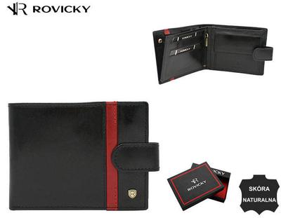 Men's Leather Wallet with RFID System - Rovicky