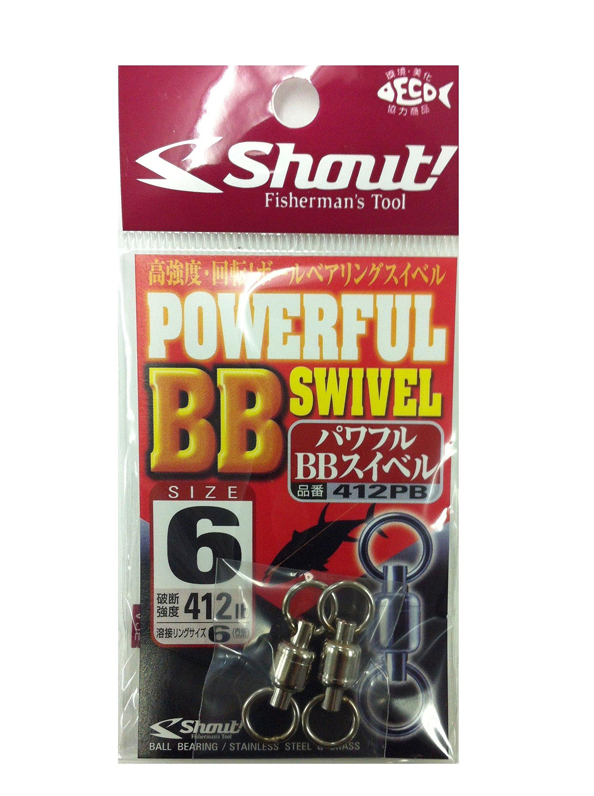 Shout! (Shut!) 412PB Powerful BB Swivel 6 small