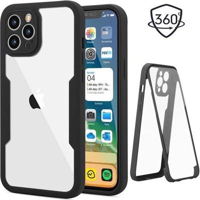 Full Protection Case - PROSHOP - for iPhone 12 Pro Max - TPU - 360° - Matte Black
