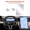 2pcs TPU Protective Film for Volvo EX90 2025 Center Control Screen Navigation Display Interior Sticker