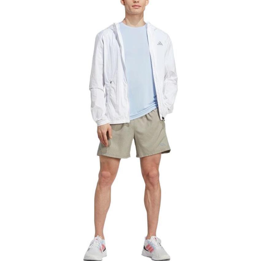 Adidas Jackets Men's White Hooded Moderate Other IB8265