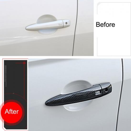 With Smart Holes Car Door Handles Cover Trim For Nissan Altima 2019+ Sentra 2020