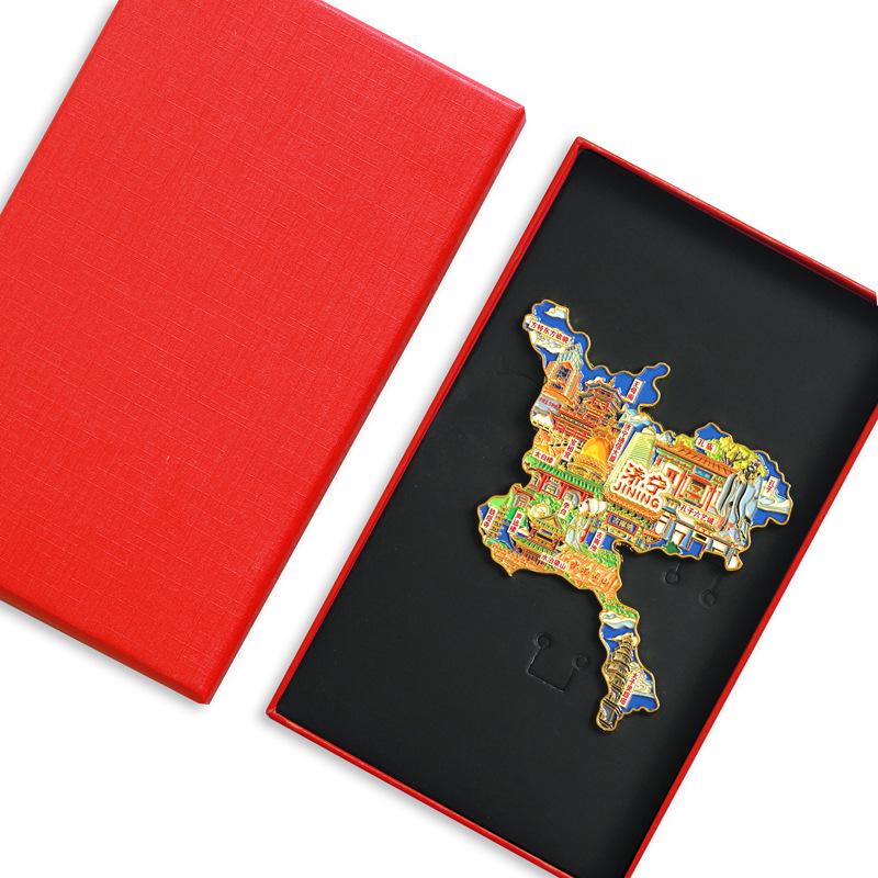 Binzhou Gelber Fluss Turm Magnet, Haifeng Pagode & Zhonghai Park. Kulturtourismus-Geschenk.