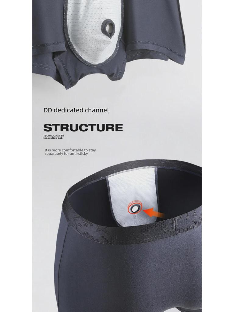 Maoren Men's Foreskin Separation Boxers with Bullet Resistance and Scrotum Support