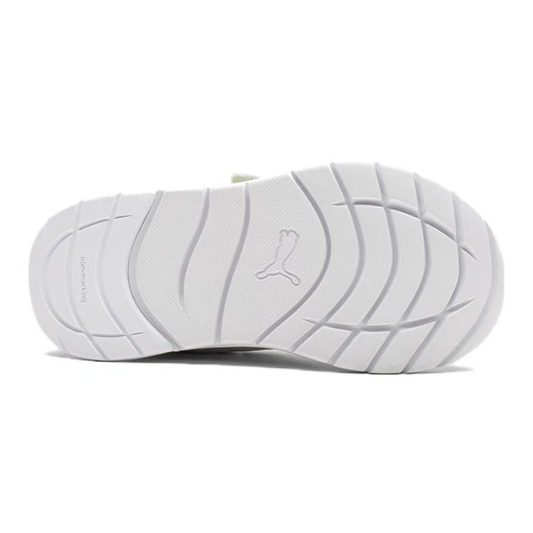 Puma Evolve Mesh Run Confortabili Versatili Absorbție Șoc Durabili Pantofi de Alergare Joși pentru Copii Adidași pentru Copii Verde Gri 386239-10