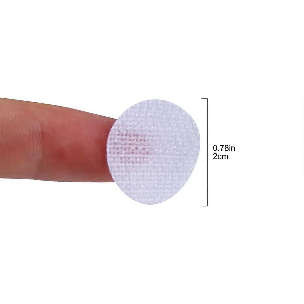 1000 Stück 20mm Selbstklebende Klettpunkte, Wasserdichtes DIY Bewegliches Befestigungsband, Doppelseitig Klebend
