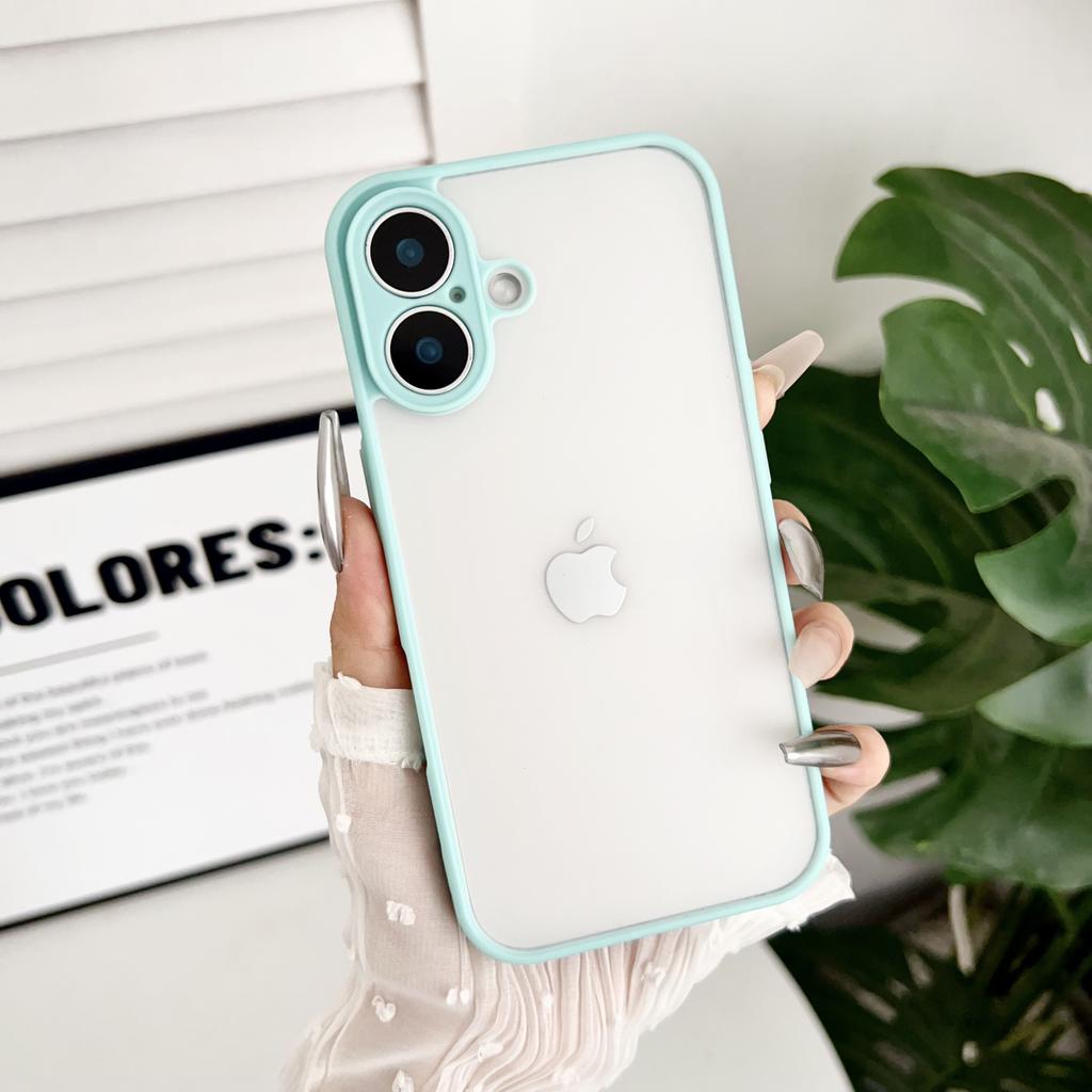 Luxury Matte Silicone Shockproof Phone Case For IPhone 17 Pro Max Air 13 11 12 14 15 16 Plus Bumper Transparent Soft Cover