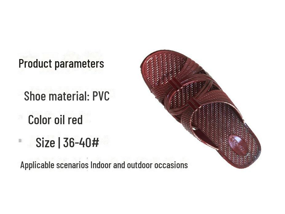 Papuci de vară confortabili și durabili pentru femei din PVC