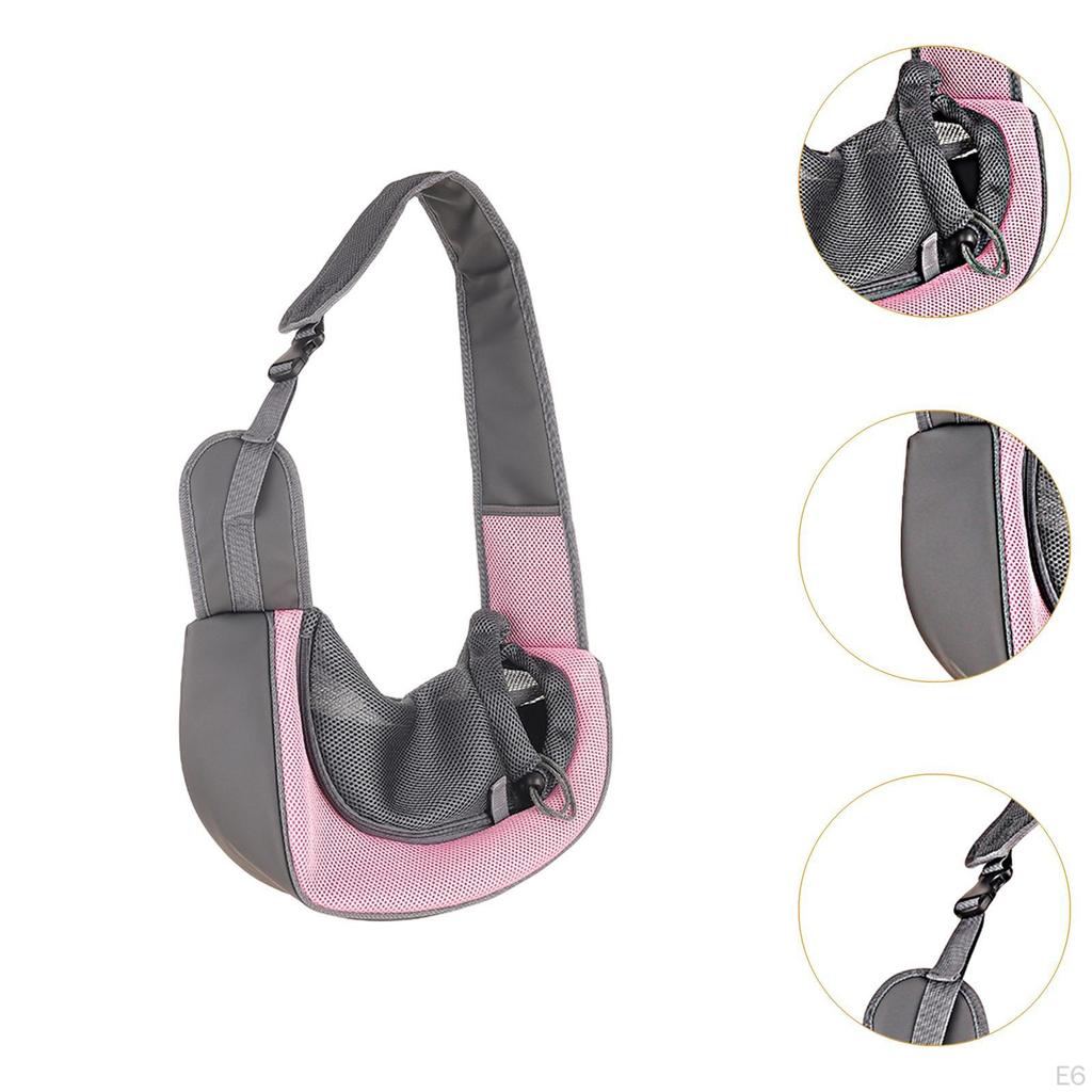 Leichte Haustier-Trageschlinge für kleine Hunde und Katzen - Tragbare Umhängetasche für den Außenbereich
