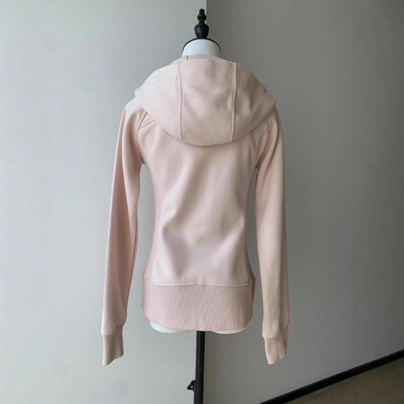 Womens Cropped Hooded Zip-Up Sweatshirt Slim Fit Casual Top Lightweight Cotton Blend