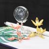 Flower Shaped Display Base Elegant Decorative Stand Stable Holder for Crystal Sphere Home Desktop Art Ornament Decoration Gift