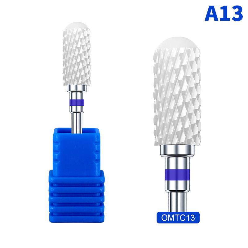 1pcs Ceramic Nail Drill Bits Professional Manicure Pedicure Burr File Electric Nail Art Machine Accessories