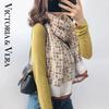 VICTORIA&VERA Mulberry Silk Printed Scarf