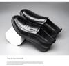 Men's Waterproof Soft Leather Slip-On Loafers - Comfortable Driving Shoes for Hotel or Work