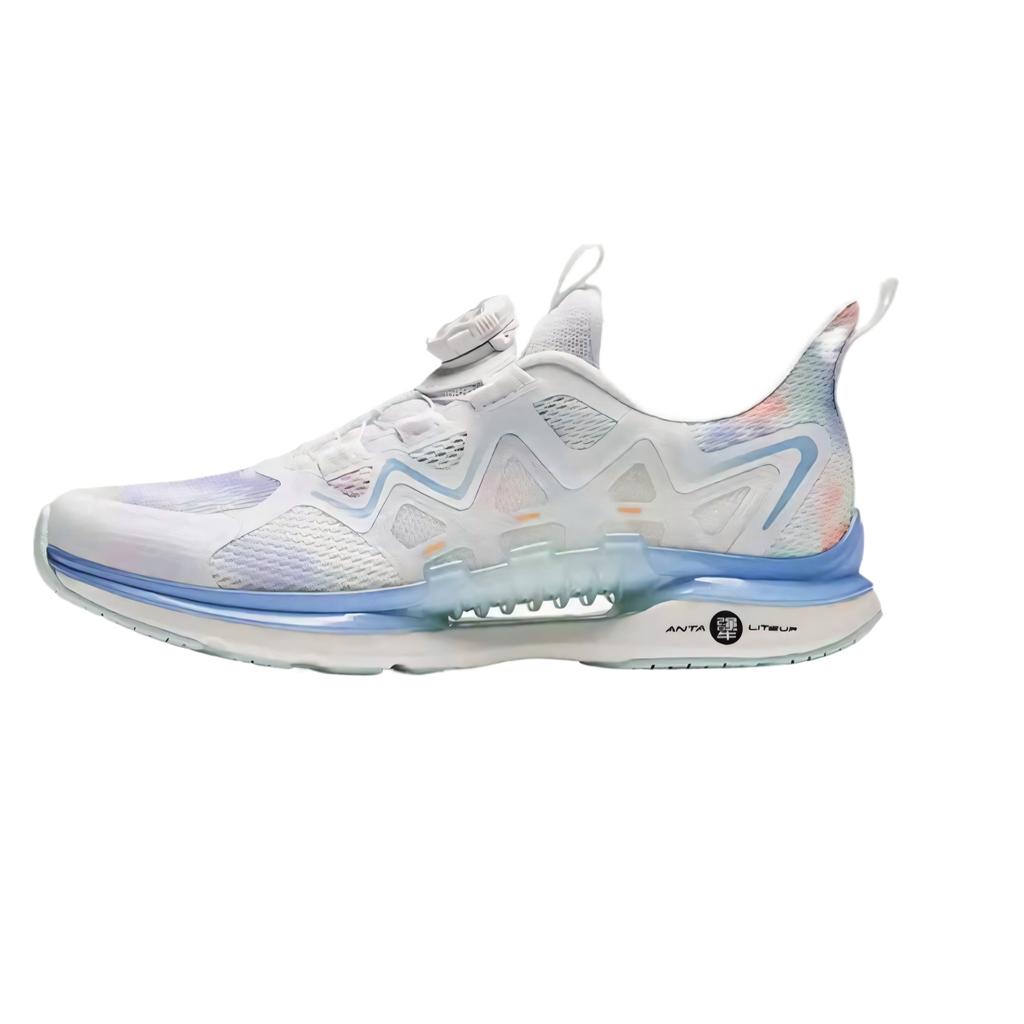 Anta Kids Stubborn Wind 5 Fabric Comfortable Versatile Fashion Simple Shock Absorbing Wear Resistant Low Top Running Shoes 322325516H-1