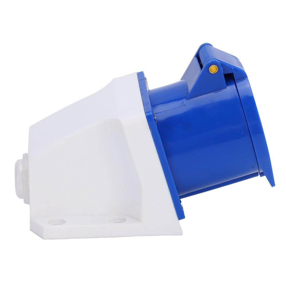 3 Cores 3‑Pin Industrial Socket 220-250V Industrial,Power Socket  Chemical Industry