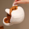 Cute Round Animal Plush Doll Mini Fluffy Cat Dog Fox Husky Stuffed Toy Soft Small Animal Plushies Decor Birthday Gift