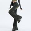 Harajuku Y2k Women's High Waist Gothic Flare Jeans Women Vintage Denim Trousers