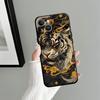 Cool Tiger Lion Case for Apple iPhone 17 Pro Max XR XS MAX 15 Pro 7 8 Air 12 13 16 14 11 Funda Phone Cover