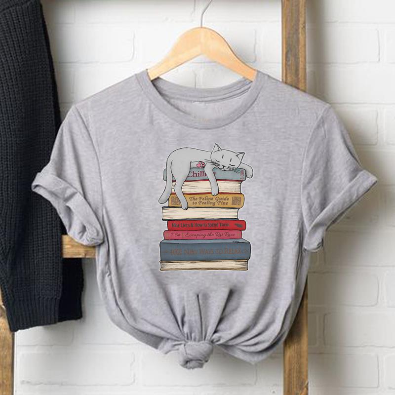 T Shirt Frau Weibliche Frauen Faultier Cartoon Lustige Trend 90er Jahre Print T Top Mode T Kleidung Kurzarm Grafik t-shirts