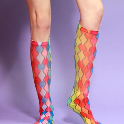 RNOT SPRINNG RAINBOW KNEE SOCKS